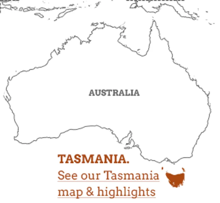 cover for Tasmania travel guide